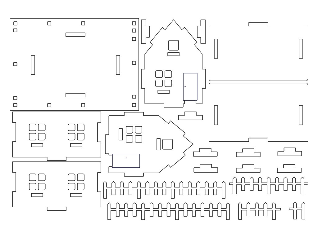 3d wood puzzle templates