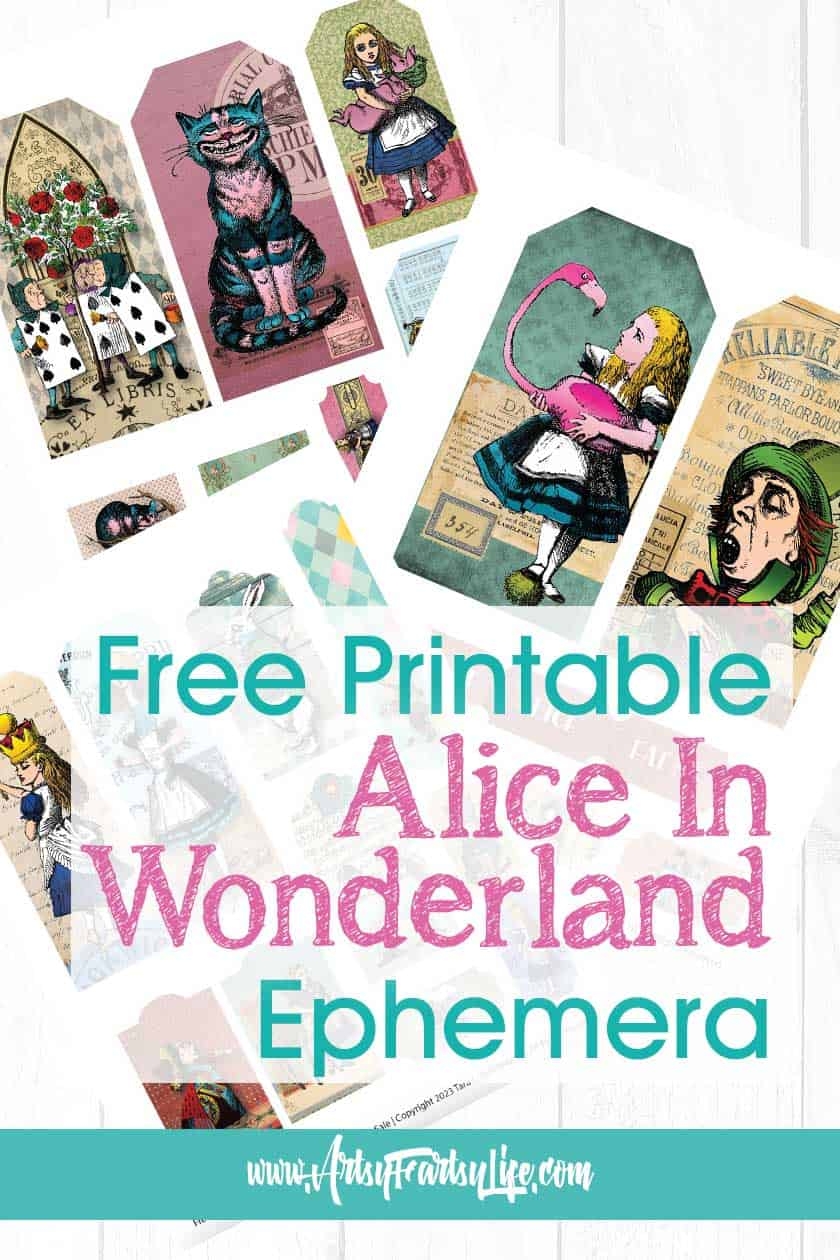 alice in wonderland free printable pictures