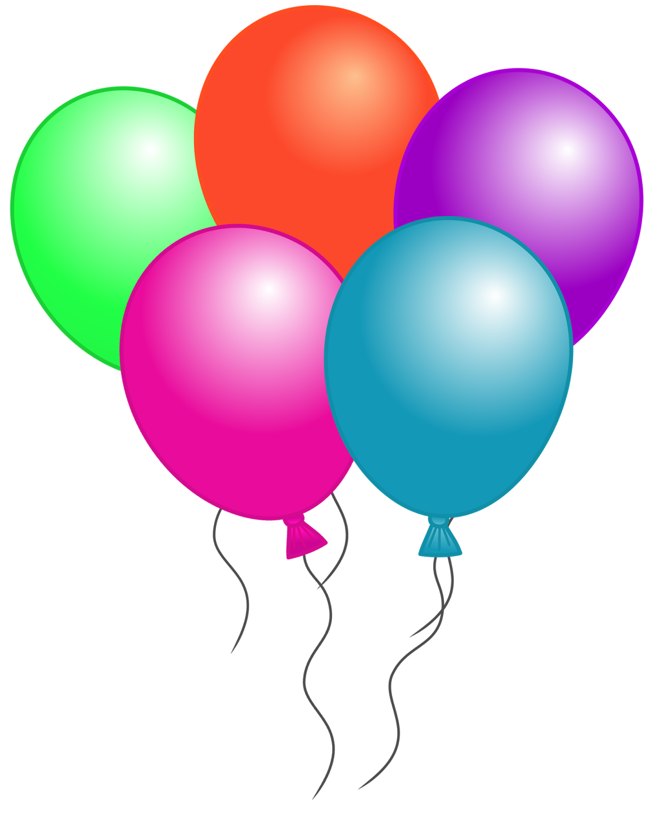 birthday balloons printable picture