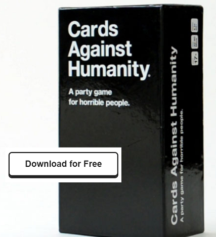 FREE Cards Against Humanity Game Printable Download