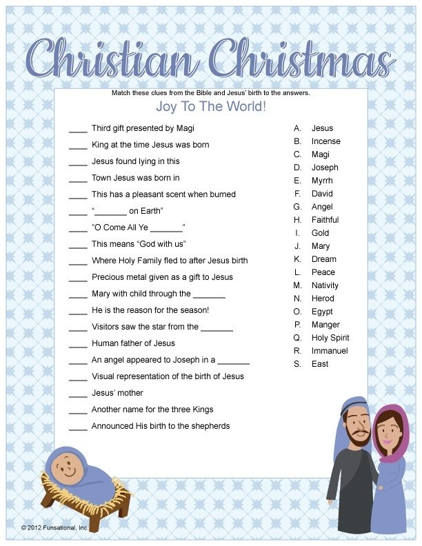 free printable christian kids games on love