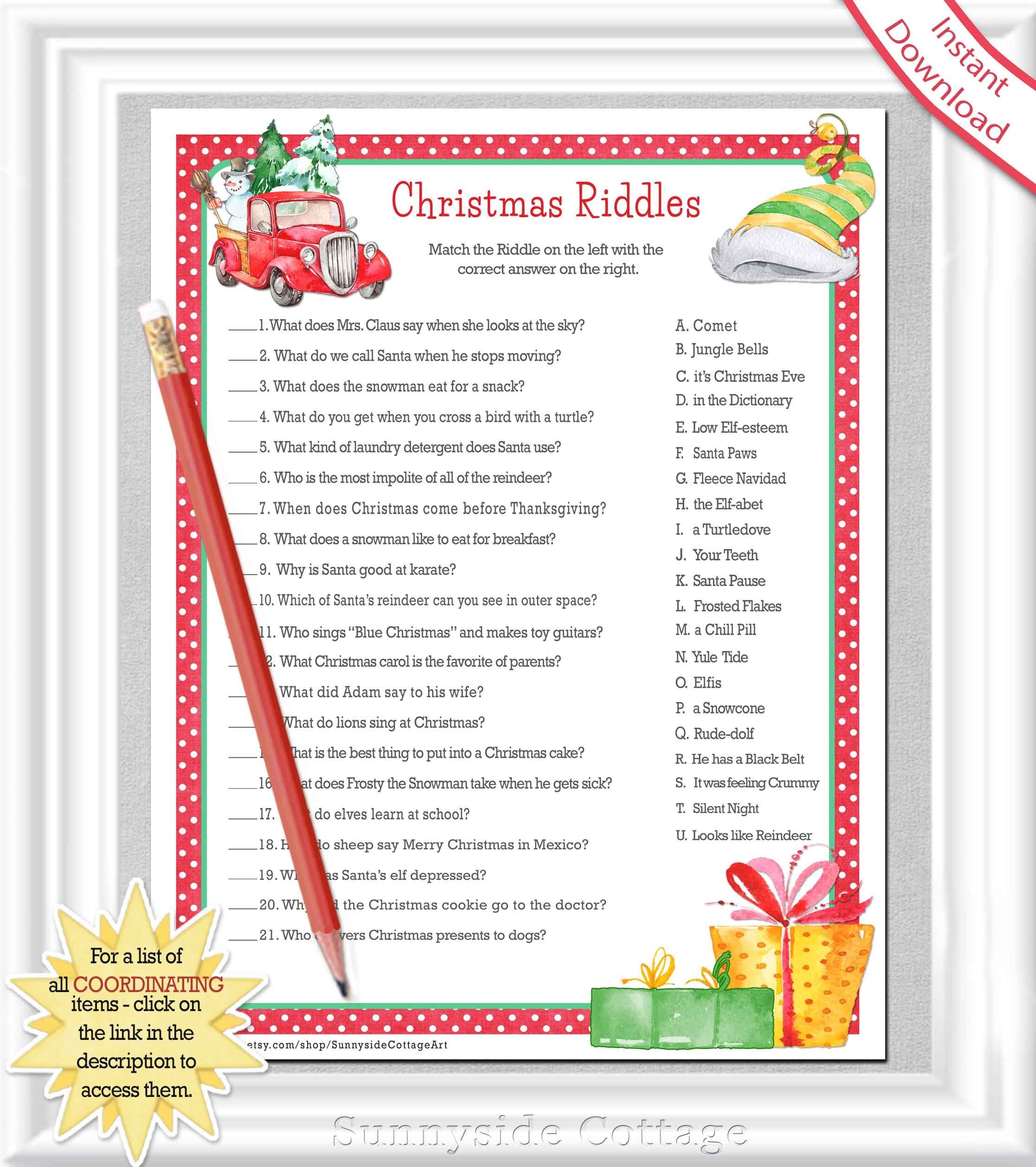 free printable christian carols games