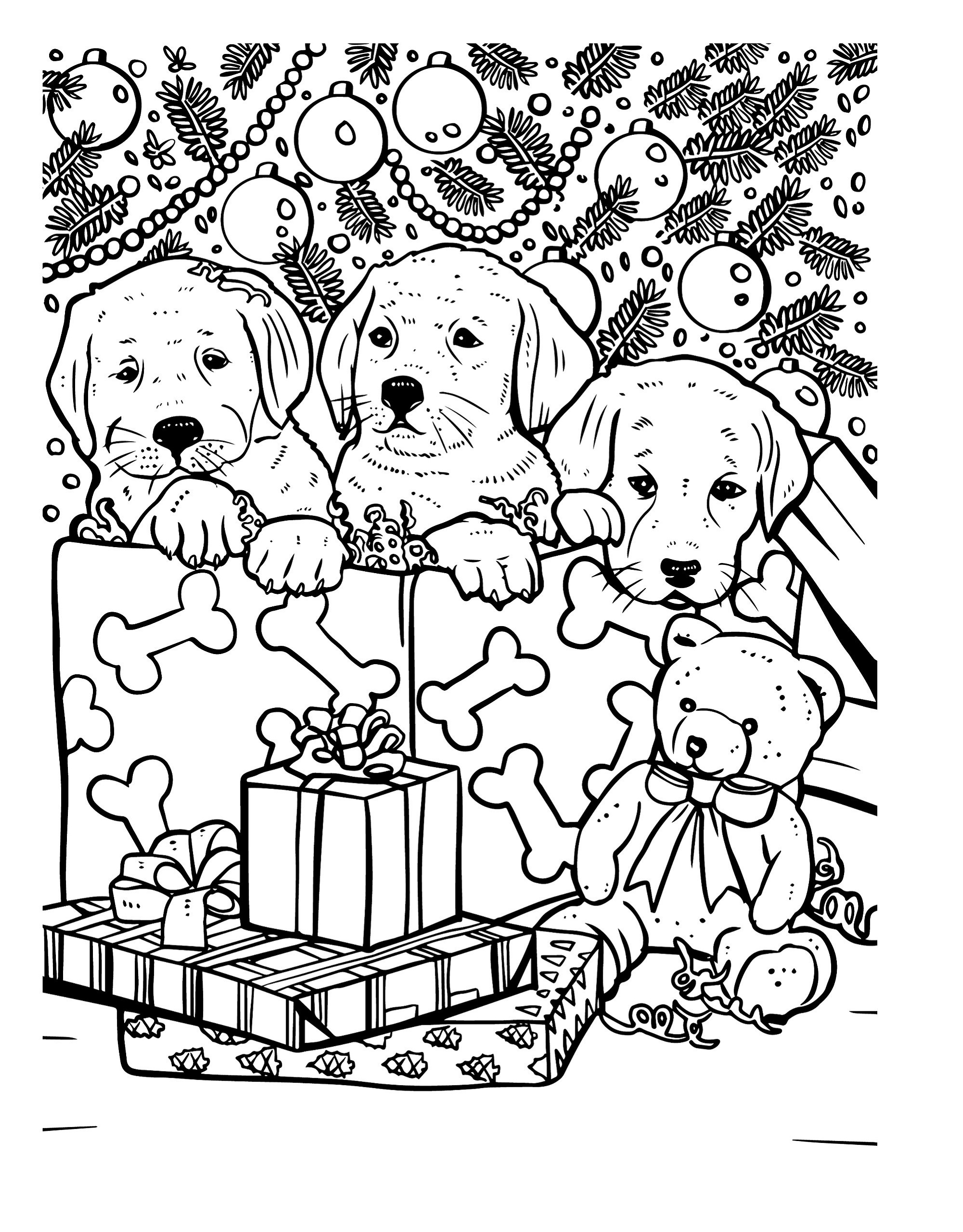 printable christmas pictures for colouring