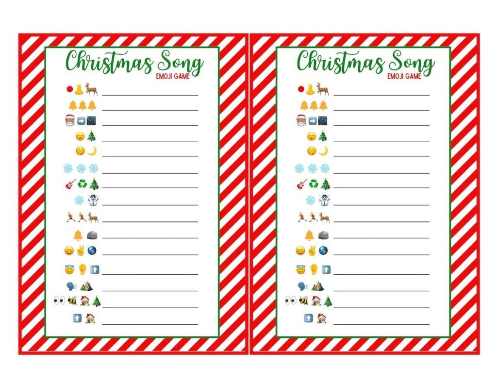 Free Christmas Emoji Game With Answers Free Printable Artofit