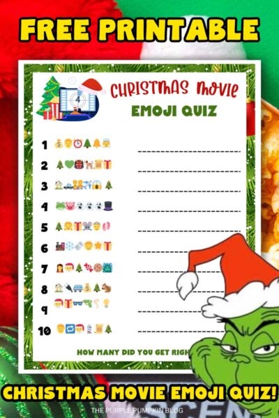 Free Christmas Movie Emoji Game Printable With Answers