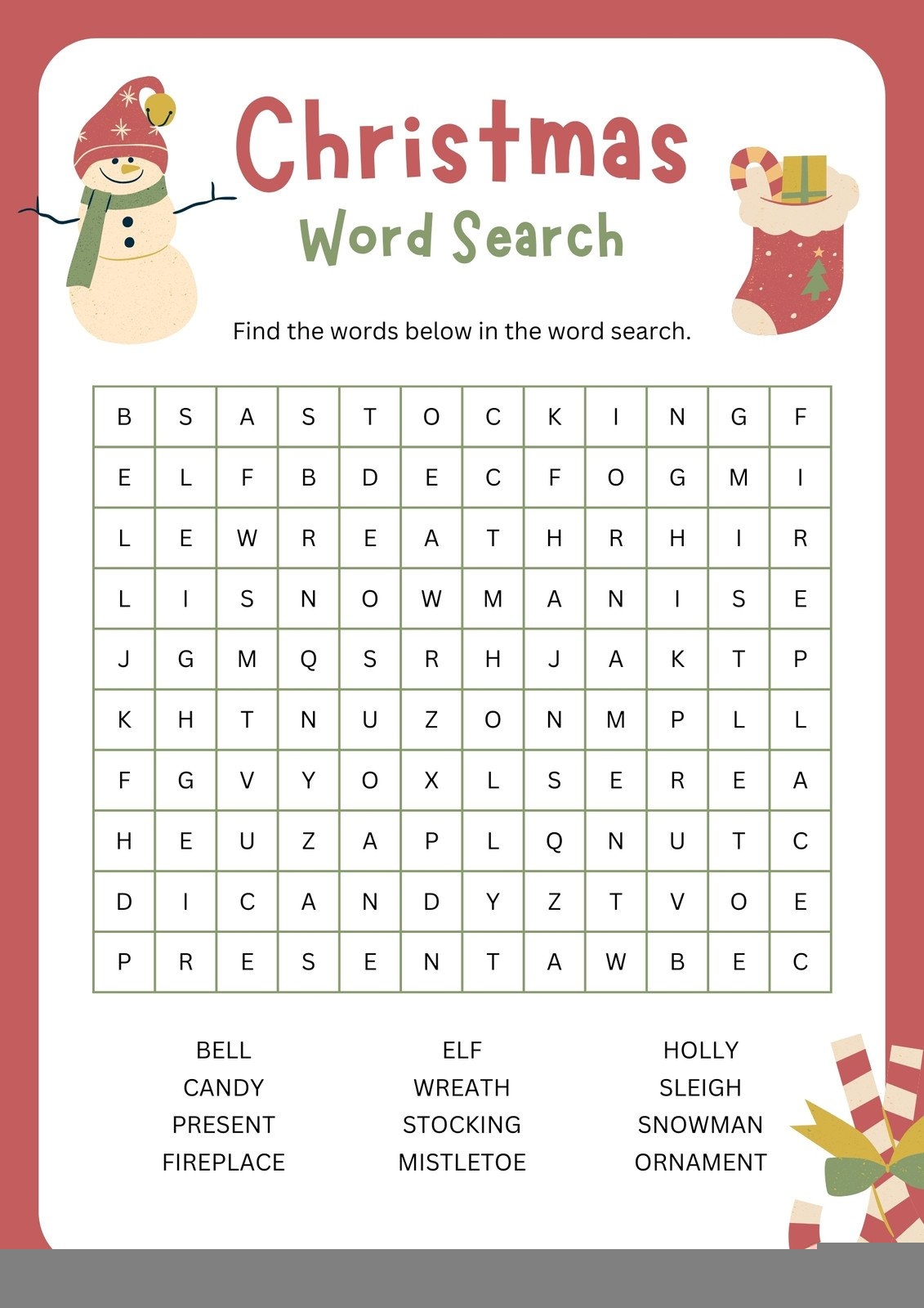 Free Christmas Printable Activity Worksheets Printable Worksheets