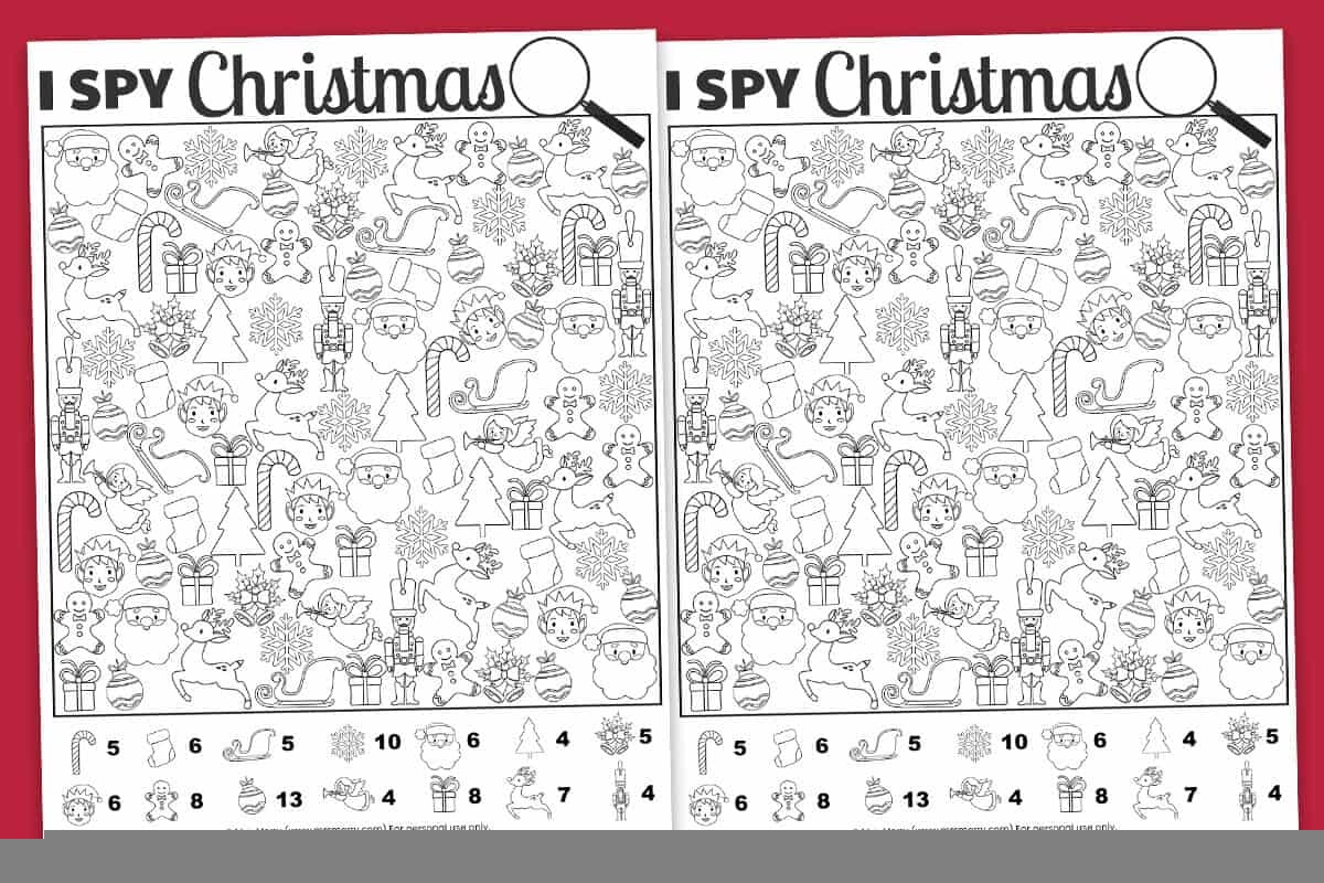 Free Christmas Printable Activity Worksheets Printable Worksheets