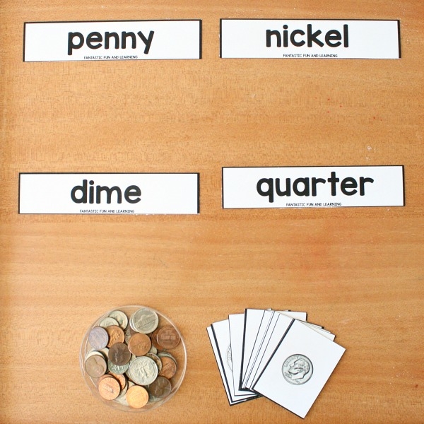 Free Coin Sorting And Matching Printables Fantastic Fun Learning