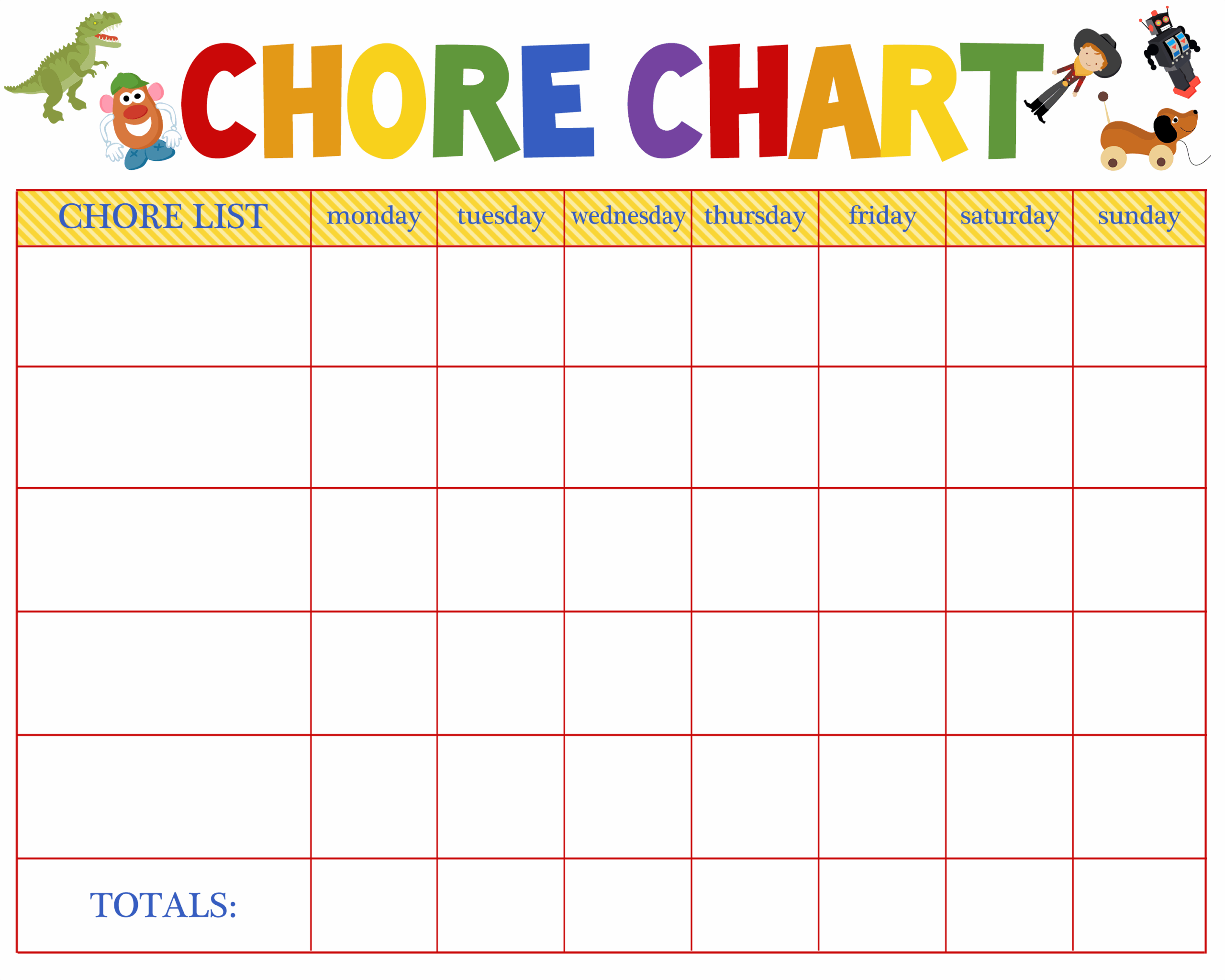 Free Editable Printable Chore Charts Free Printable Vrogue co