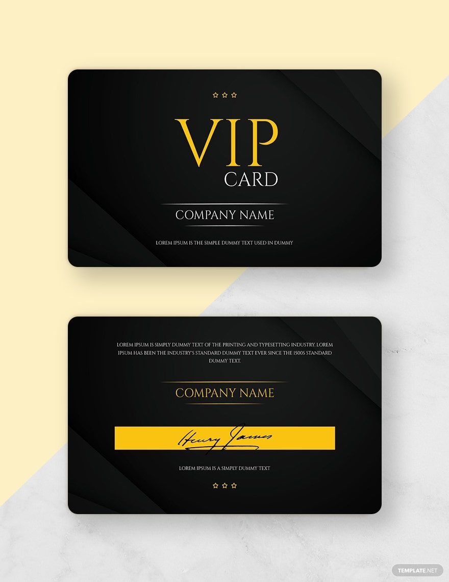 Free Editable VIP Templates In Publisher To Download