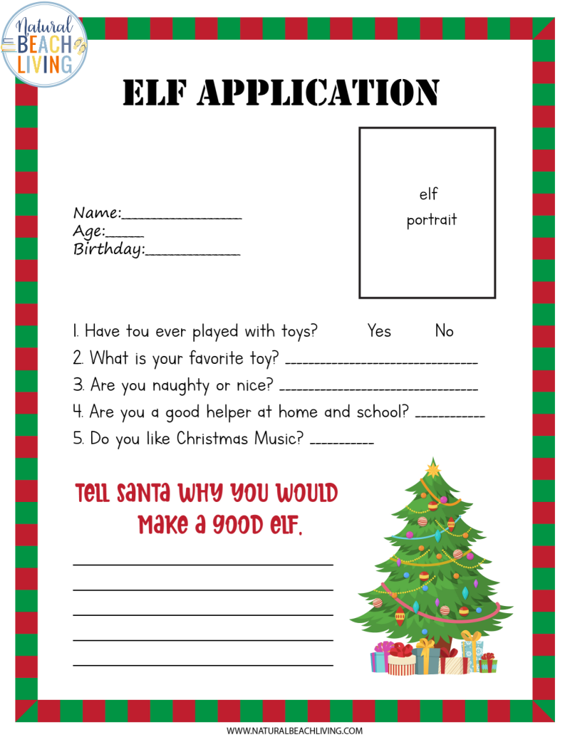 FREE Elf Printable Activities And Elf On The Shelf Ideas Natural 