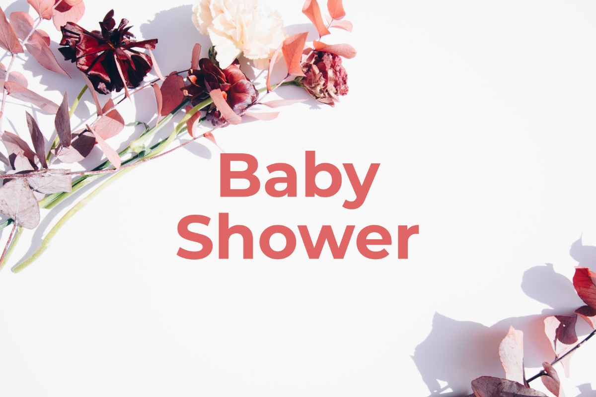 Free Floral Baby Shower Card Printable Template To Edit Online