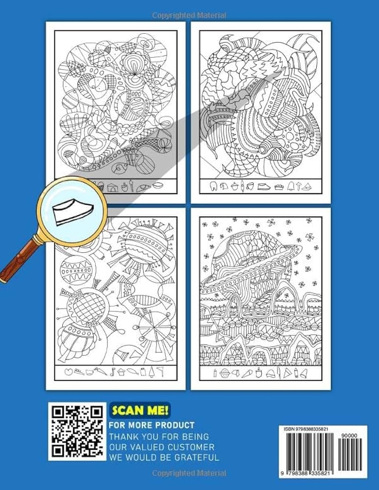 hidden pictures printable hard