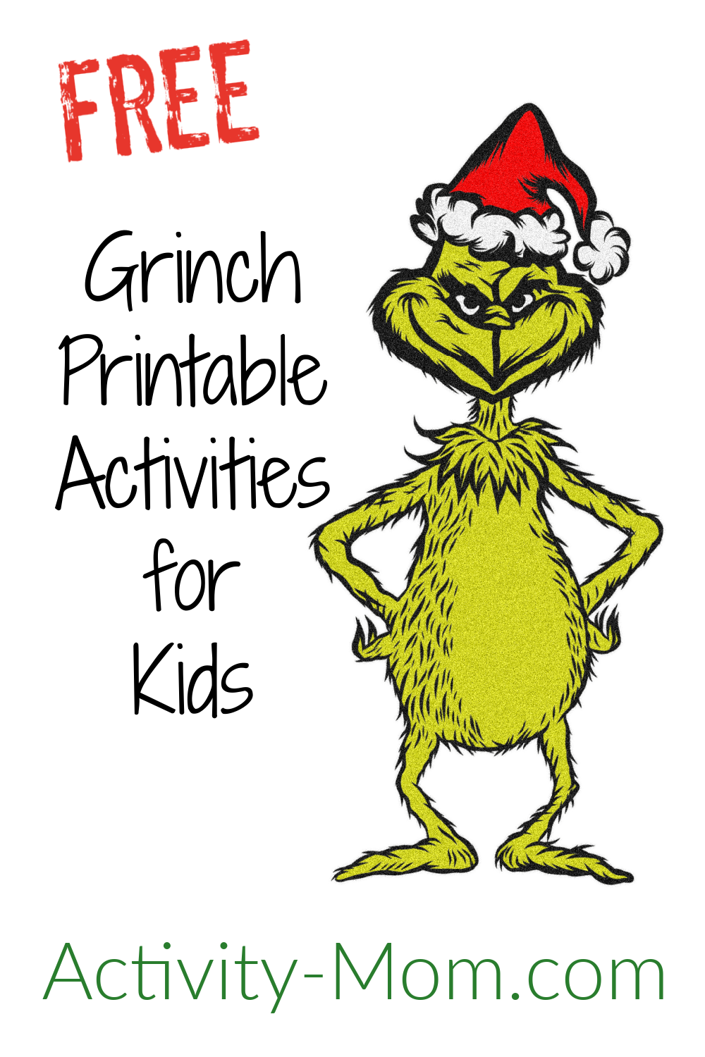 Free Grinch Printable Activities For Kids
