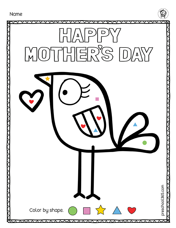 Free Happy Mother 39 s Day Activities For Preschool Kids