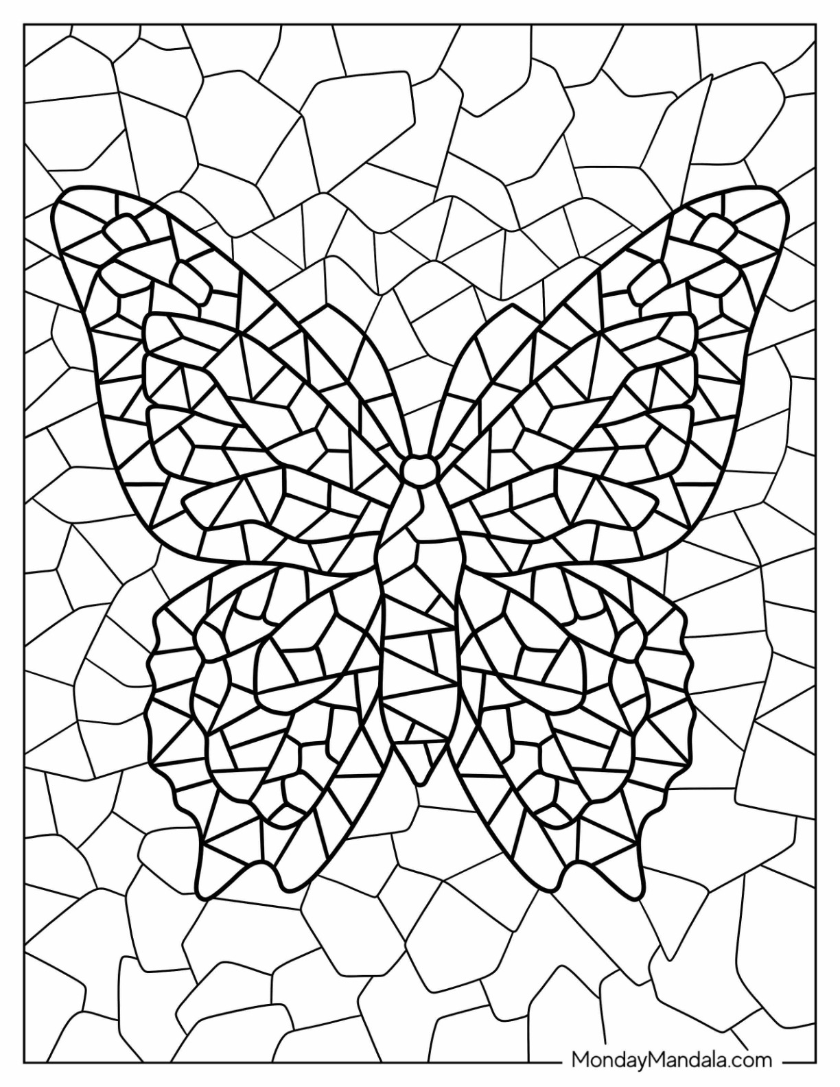 printable mosaic pictures to color