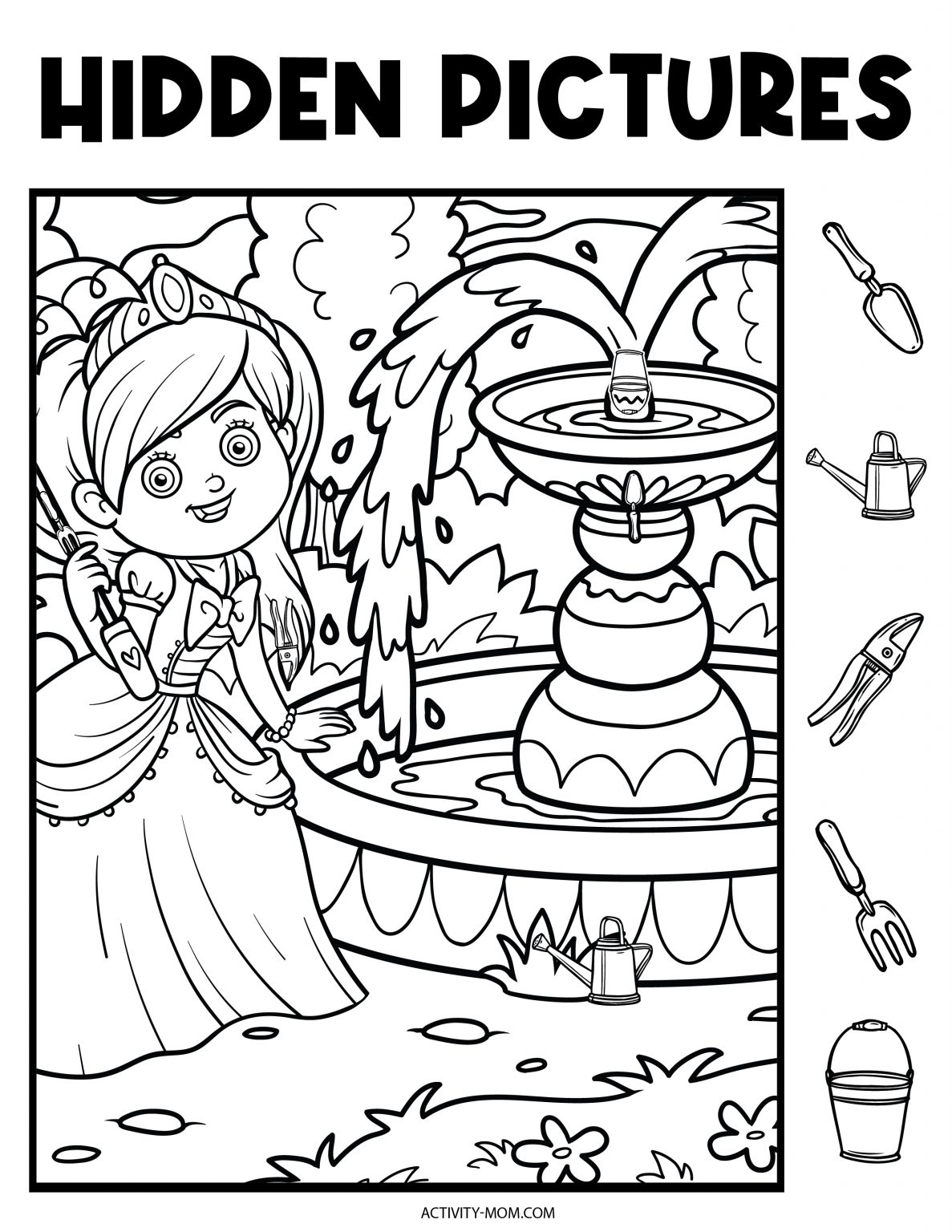 find hidden pictures printable