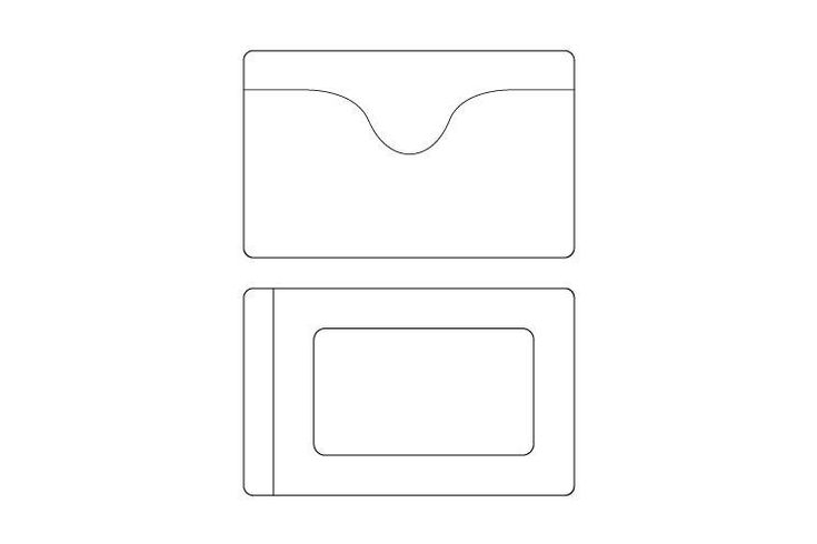 Free Leather Card Holder Template Printable Templates