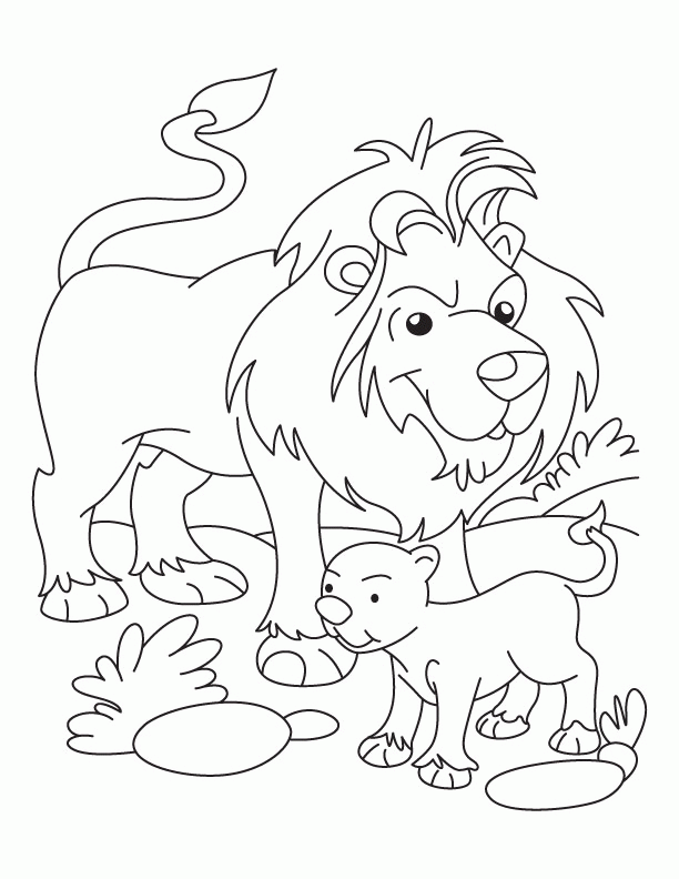 Free Lion And Lamb Coloring Pages Download Free Lion And Lamb Coloring 