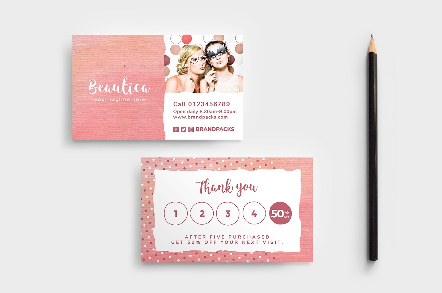 Free Loyalty Card Templates Psd Ai Vector Brandpacks Free 