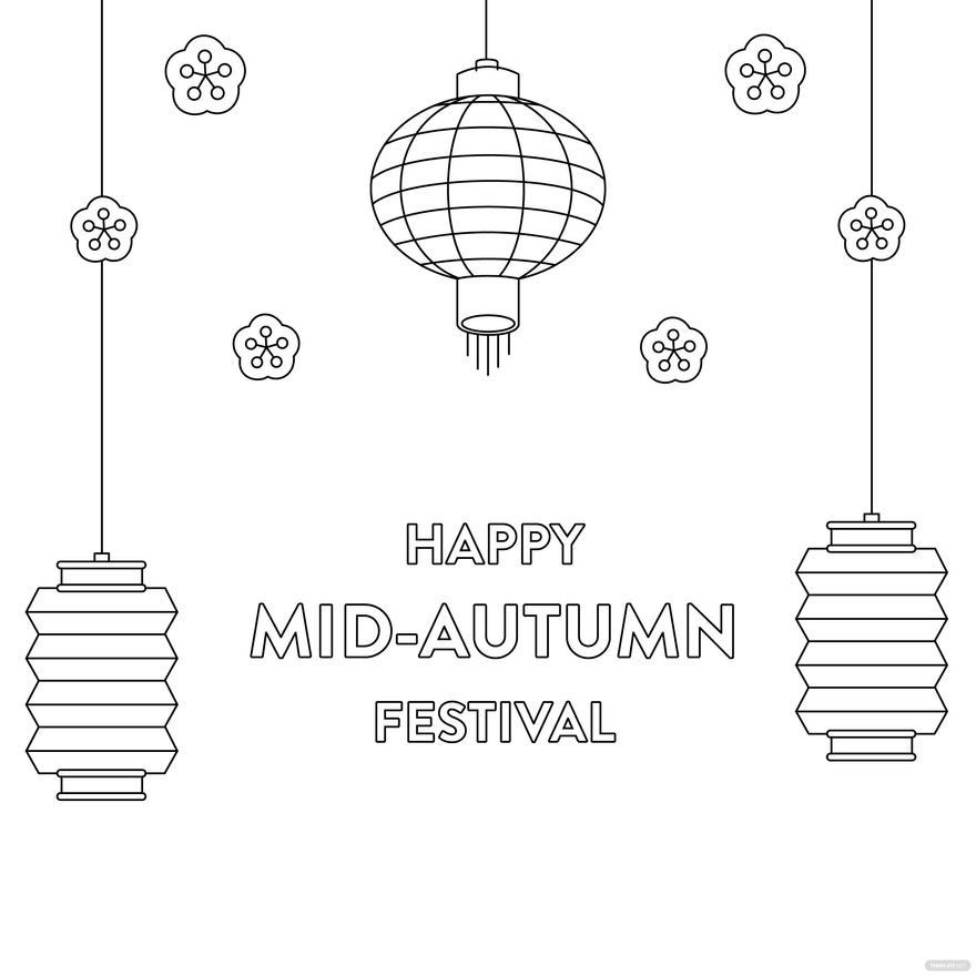 FREE Mid Autumn Festival Drawing Templates Examples Edit Online 