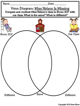  FREE MINI UNIT Miss Nelson Is Missing Ideas Activities Printables