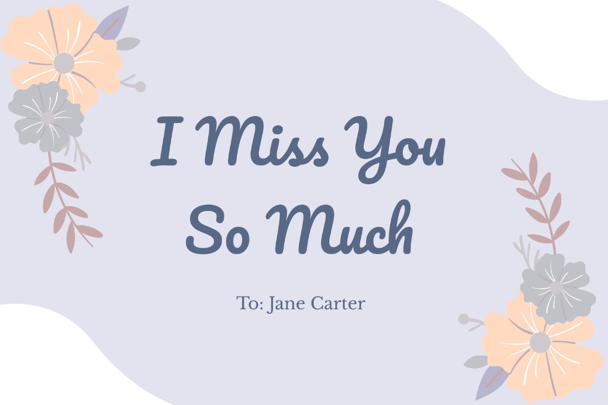 printable miss you card template
