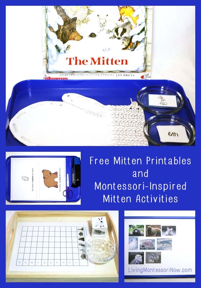 Free Mitten Printables And Montessori Inspired Mitten Activities