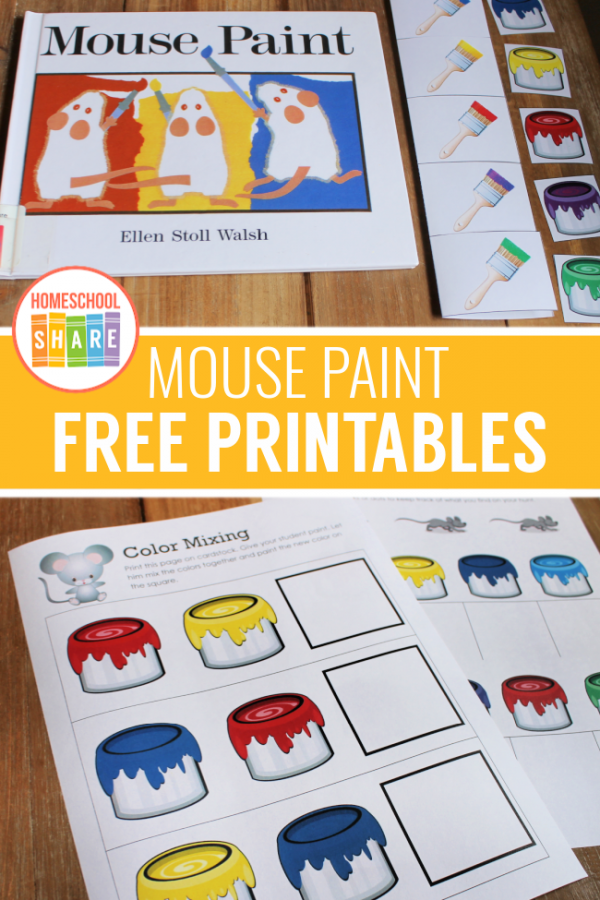 Free Mouse Paint Printables Homeschool Share