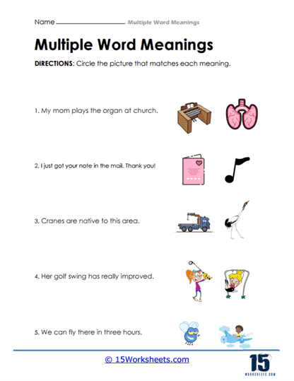 Free Multiple Meaning Words Worksheet 2nd Grade Download Free Multiple 