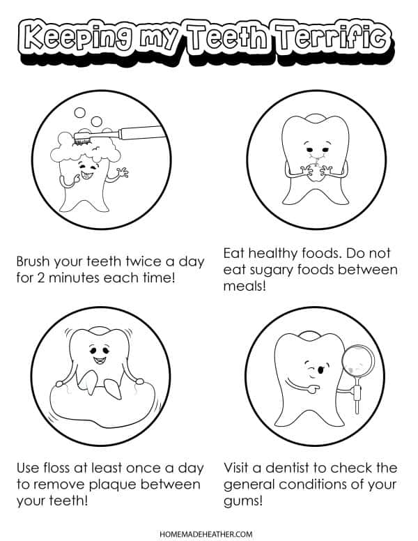 Free Preschool Dental Health Printables Download Free Preschool Dental 