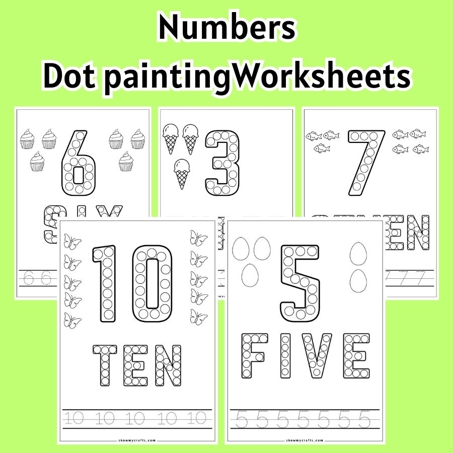 Free Preschool Worksheet Numbers To Dots Dots Download Free Preschool 