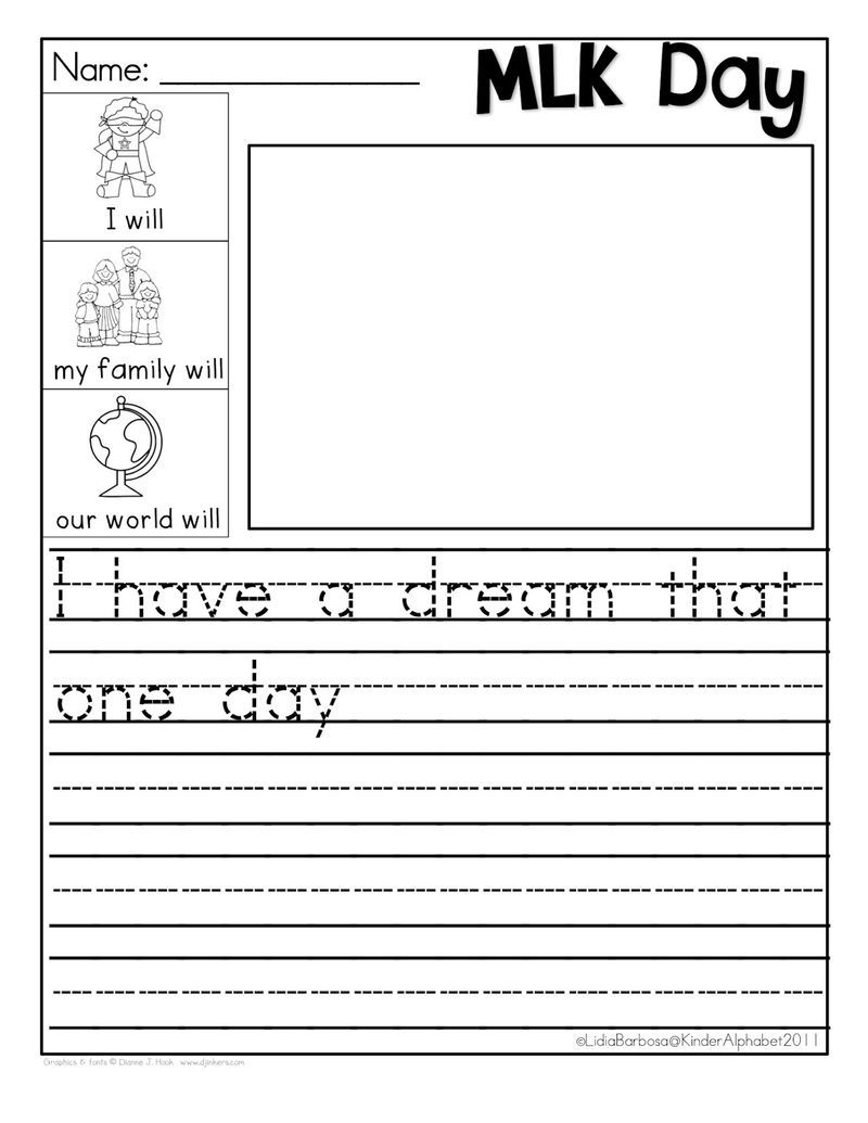 Free Printable Activities For Mlk Day Margaret B Gage