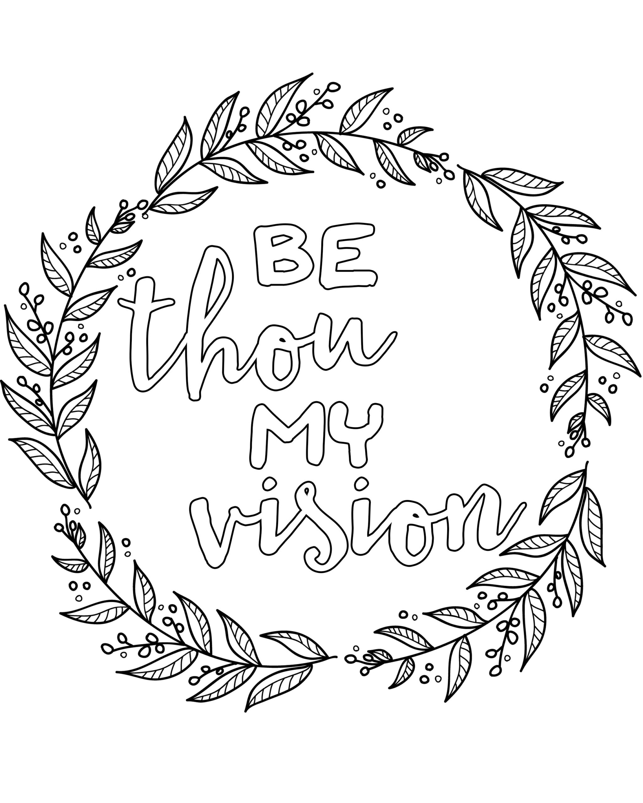 Free Printable Adult Coloring Pages Hymns Scripture Our 