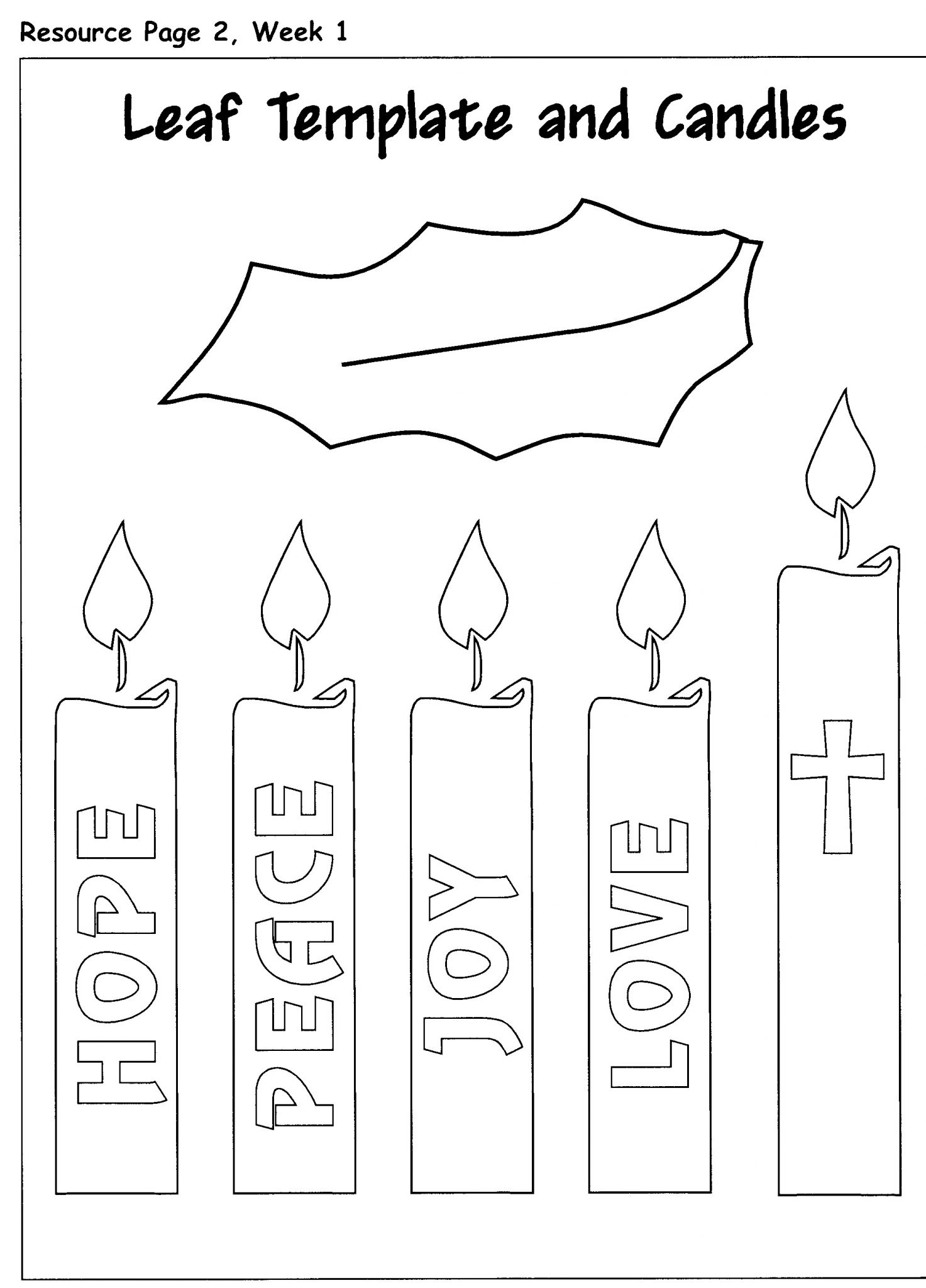 advent printable activities