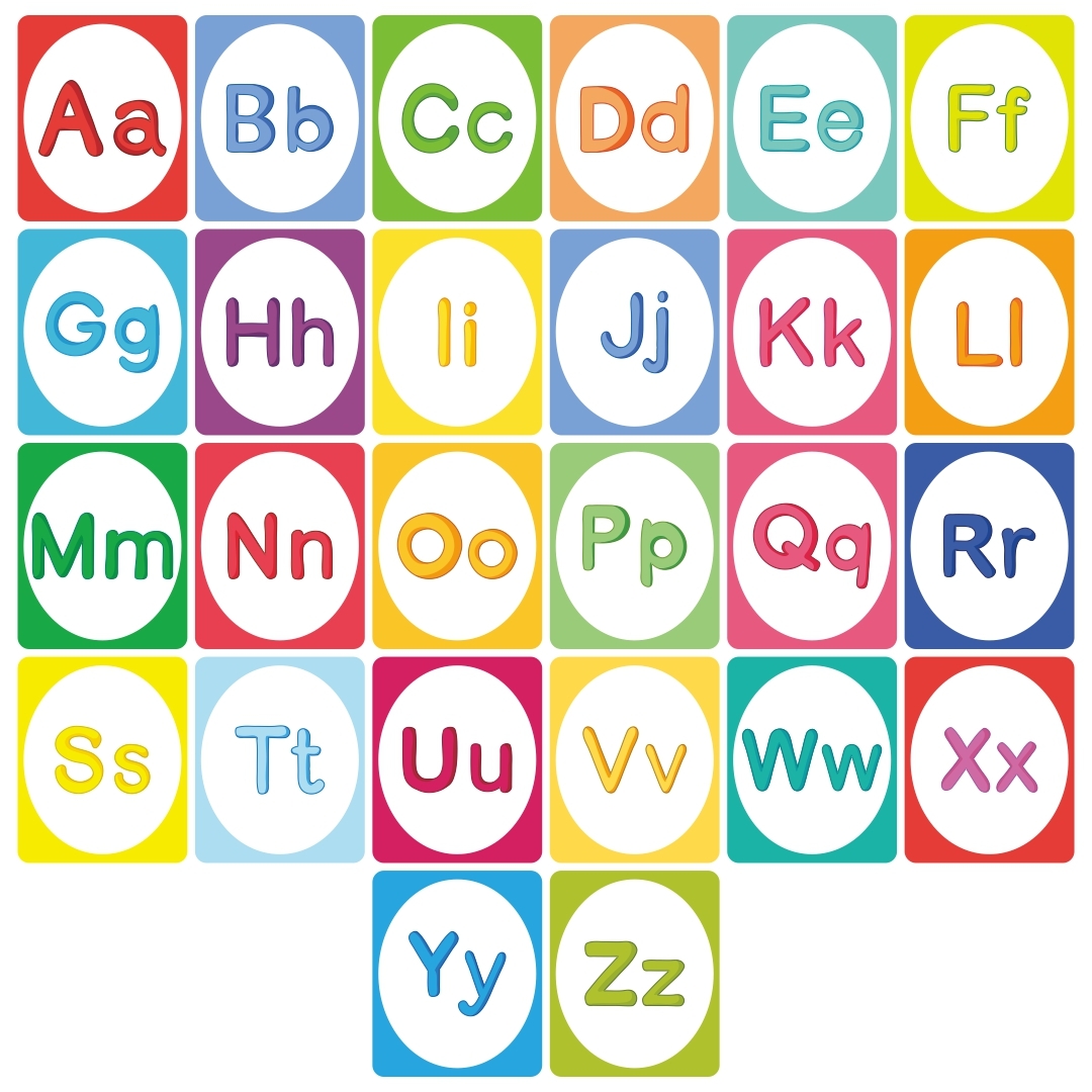 alphabet flash card template printable