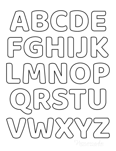 Free Printable Alphabet Pages Download Free Printable Alphabet Pages 