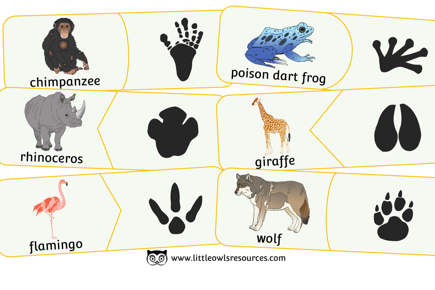 free printable dinosaur foot prints tracks game board