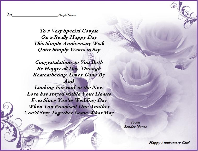 Free Printable Anniversary Card Template Printable Templates
