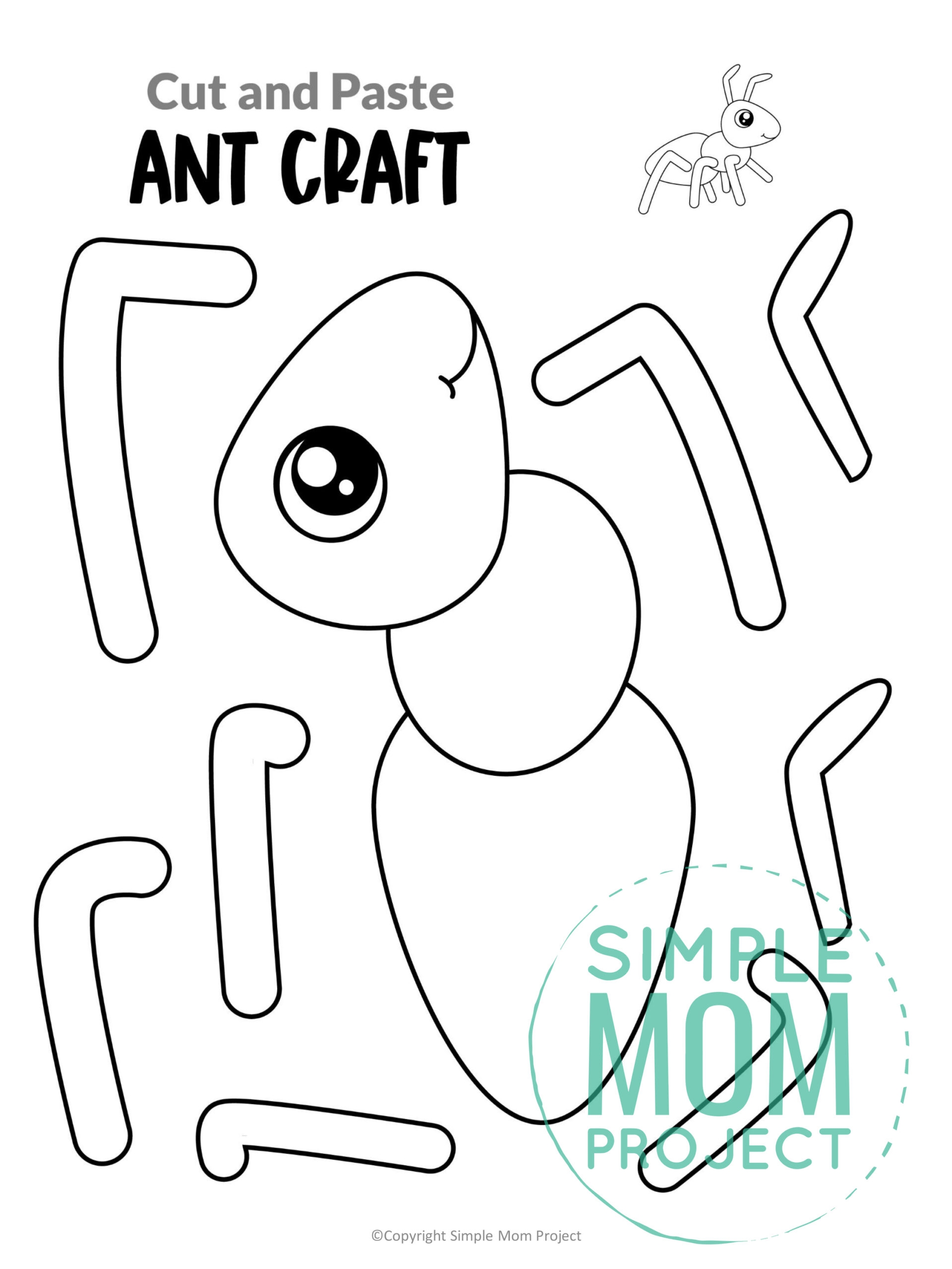 Free Printable Ant Template