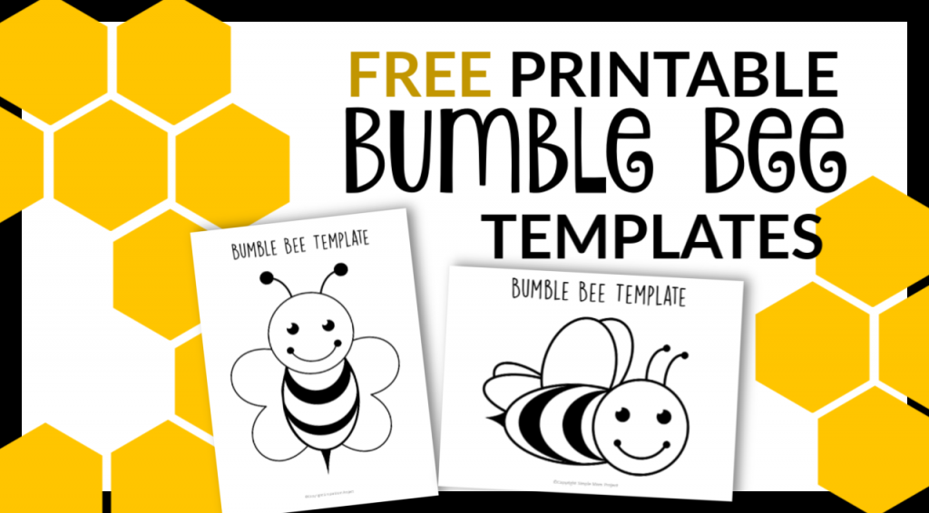 Free Printable Bee Craft Template
