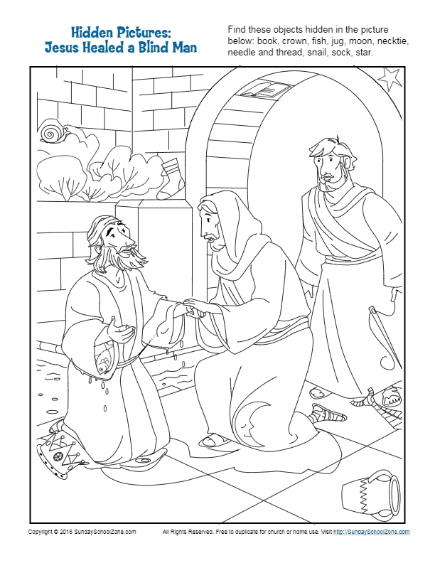 free printable bible story hidden pictures printable
