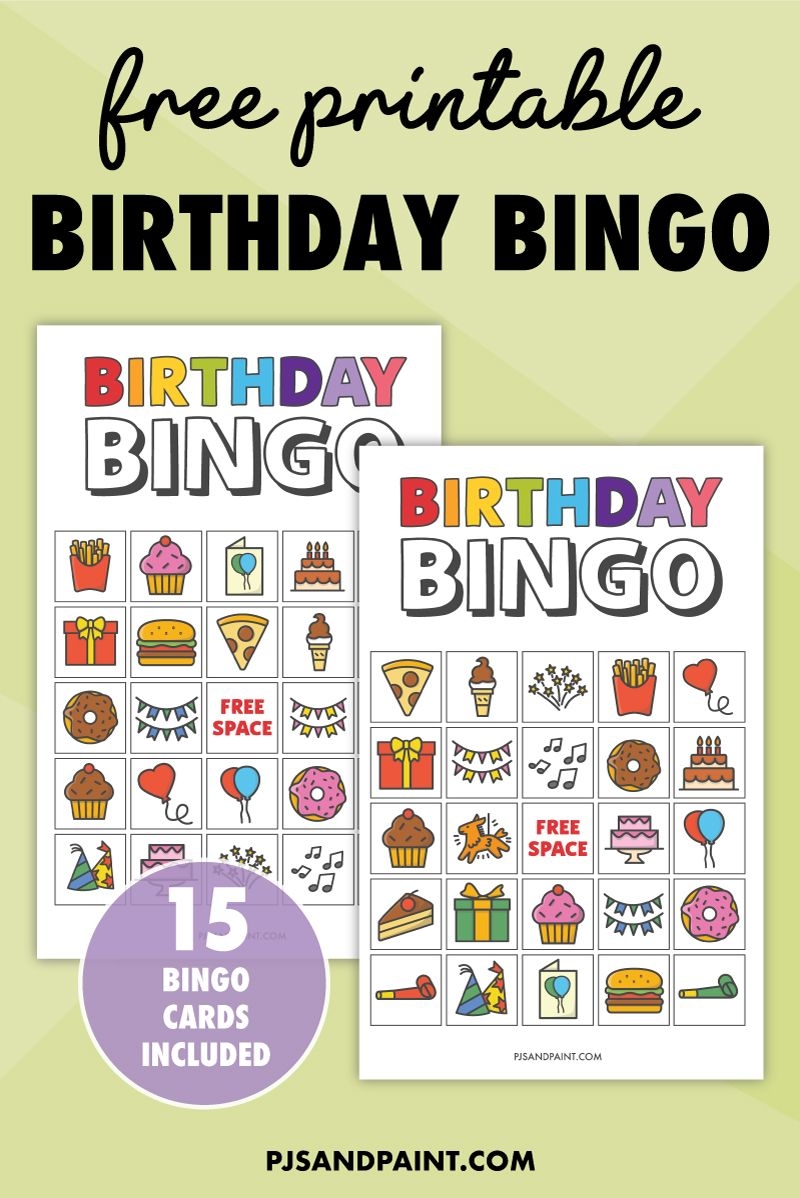Free Printable Birthday Bingo For Kids Bingo For Kids Free Printable 
