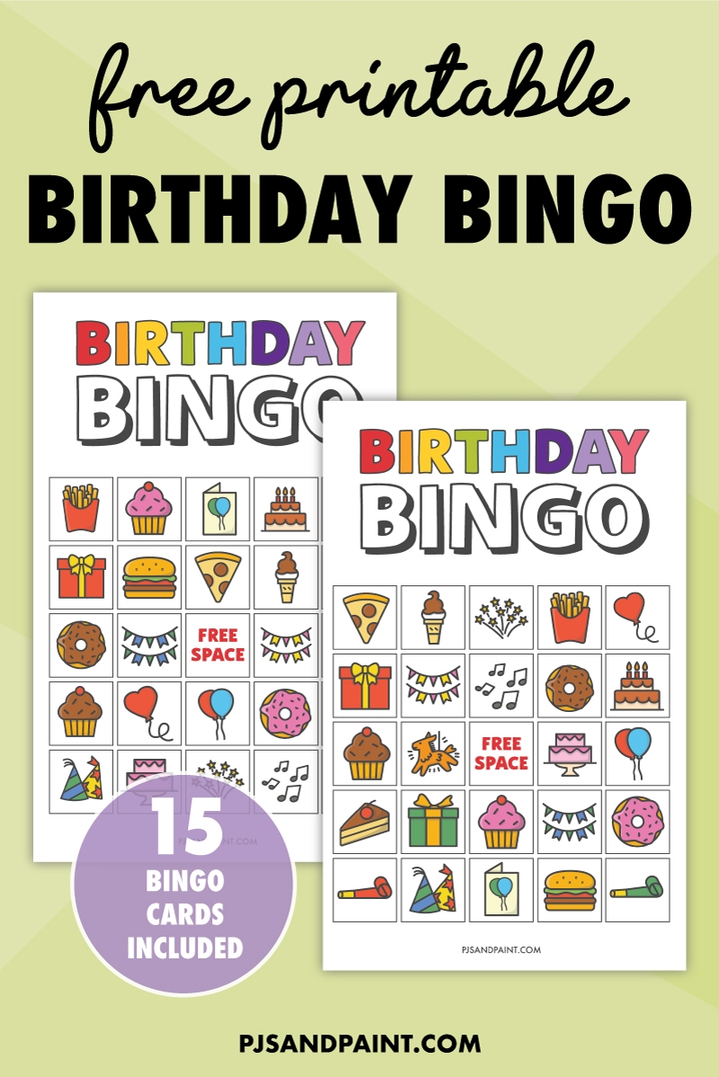Free Printable Birthday Bingo Printable Templates Vrogue co