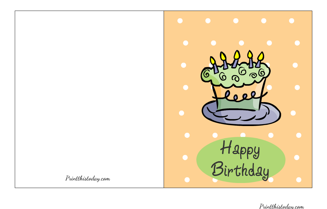 Free Printable Birthday Cards Template Download Free Printable