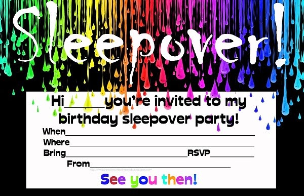 Free Printable Birthday Invitations For Tweens Bagvania FREE 