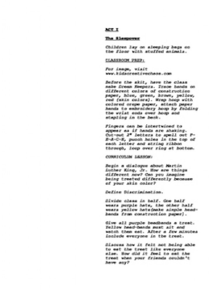Free Printable Black History Skits For Church Gerald Printable