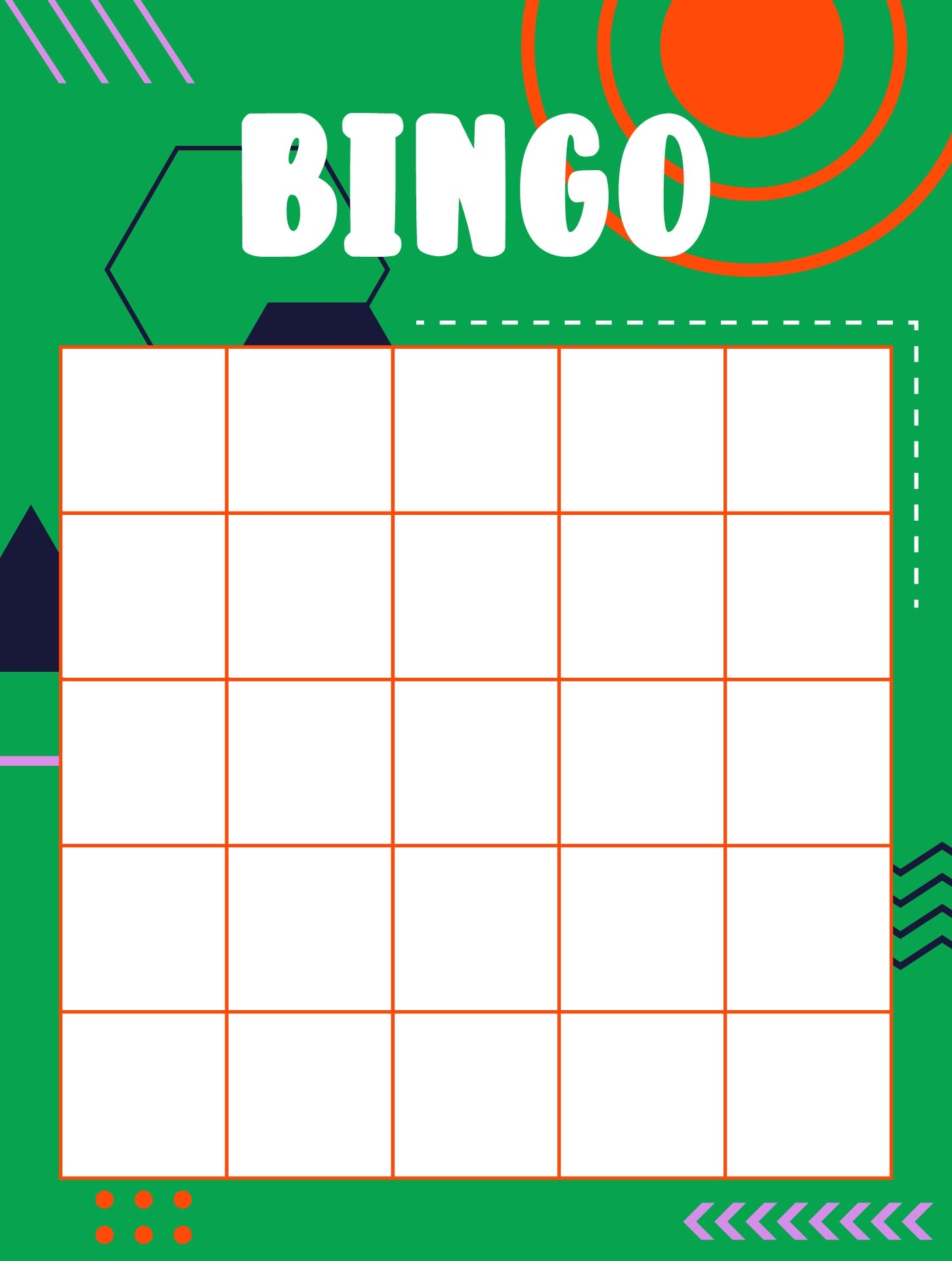 free printable blank bingo game cards