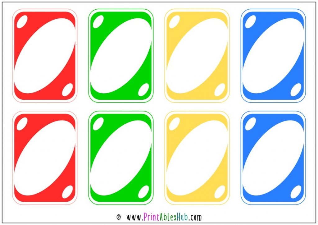 Free Printable Blank UNO Cards Template PDF Printables Hub