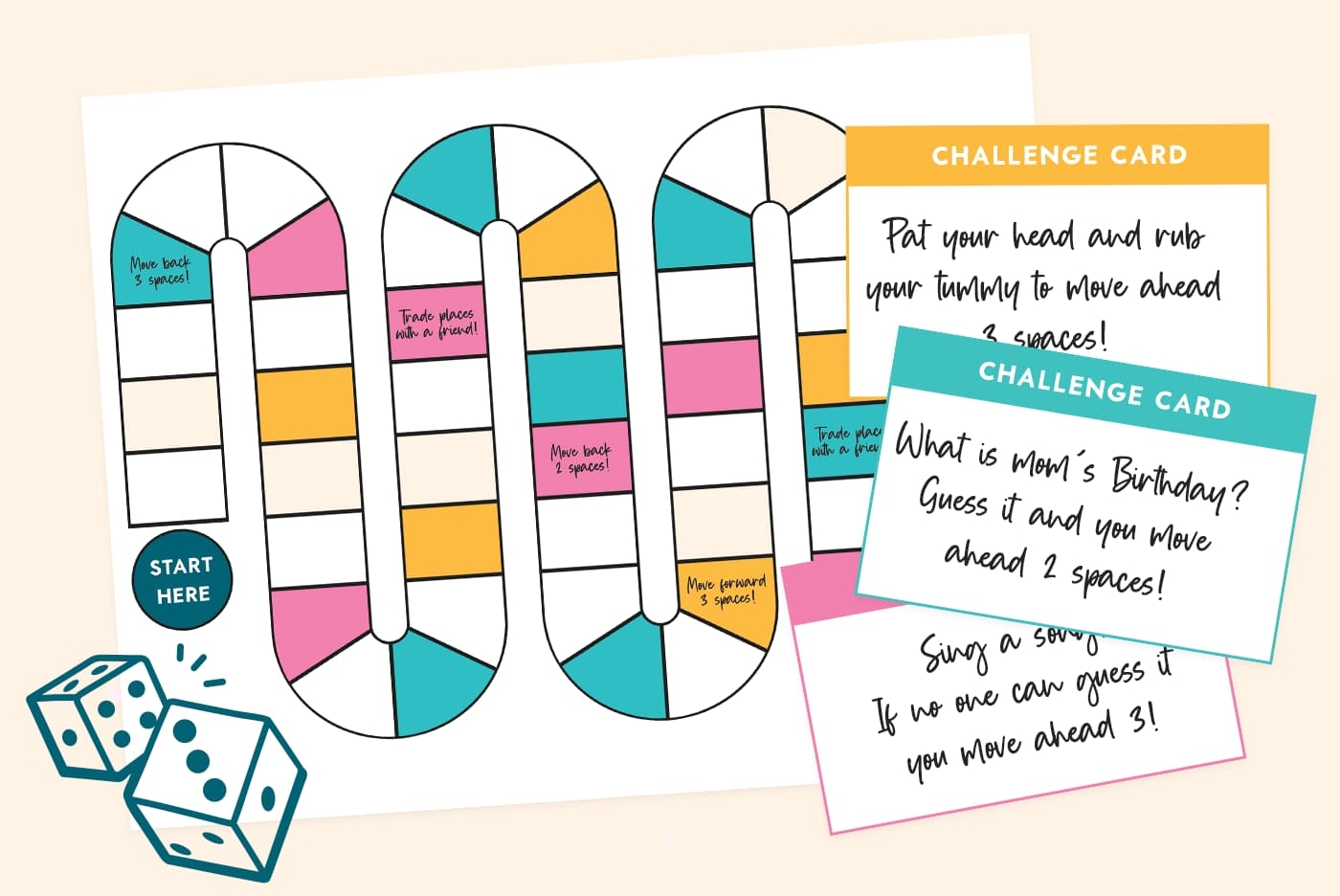 Free Printable Board Game Template Favorite Printables Worksheets